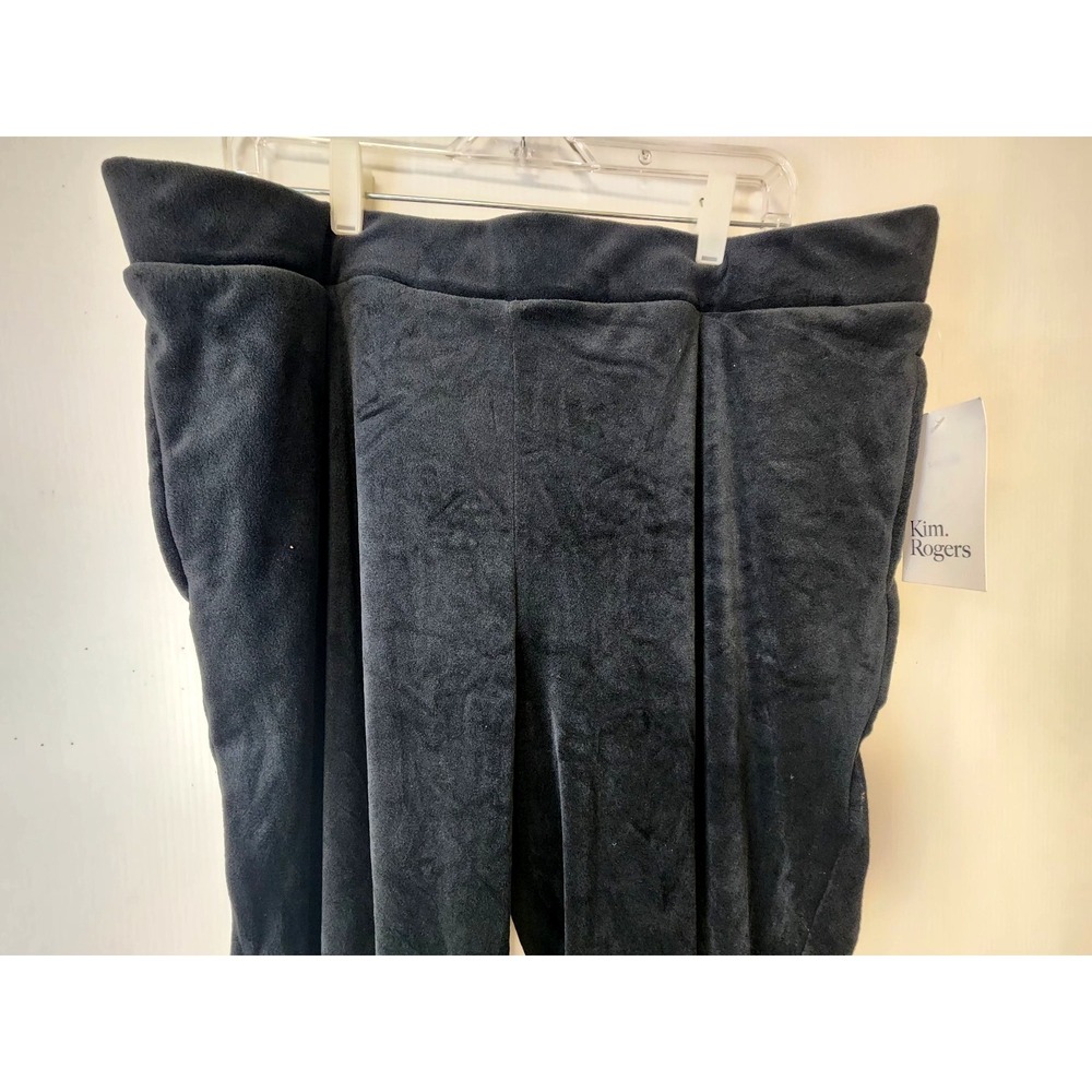 Kim Rogers True Black‎ Pull on Comfort  pants Size XL  Soft texture